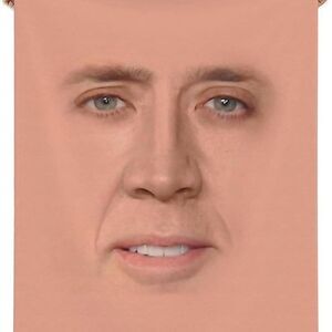 Nicholas Cage Blanket Ultra Soft 53X40" Flannel Fleece All season super soft NWO